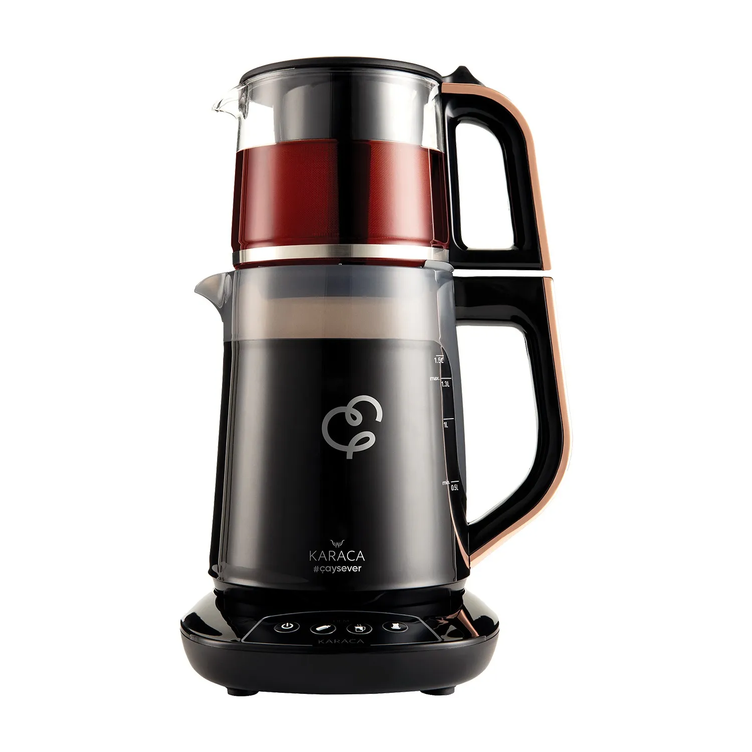 Karaca медная чайная машина говорящая Электрический чайный набор. Высокое качество