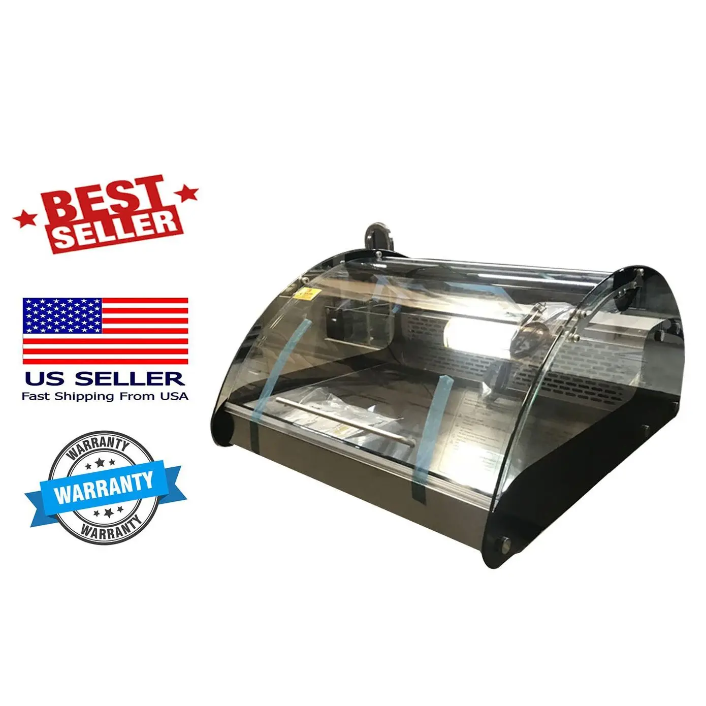 

NEW 27" Showcase Refrigerator Cooler Bakery Deli Display Fridge on Wheels RTW118L