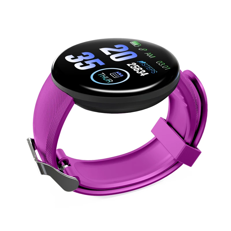Advanced Purple Новые умные часы для мужчин, фитнес-часы для измерения артериального давления, женские часы для измерения сердечного ритма IP67, водонепроницаемые спортивные Смарт-часы WhatsApp для IOS Android - Цвет: Advanced Purple