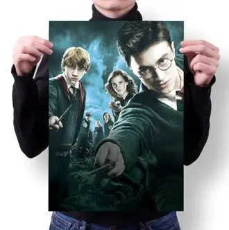 плакат Гарри Поттер Harry Potter №83 А4|Наклейки на стену| |