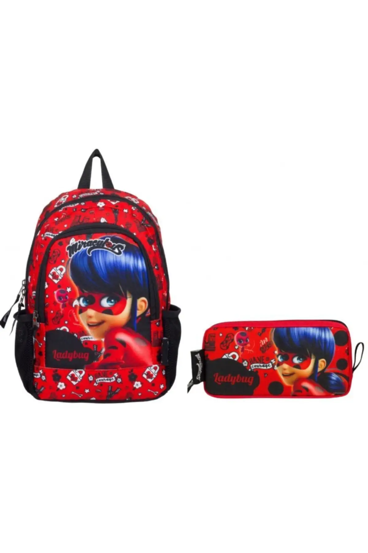 

Miraculous Lady Bug Red Kindergarten Bag Set