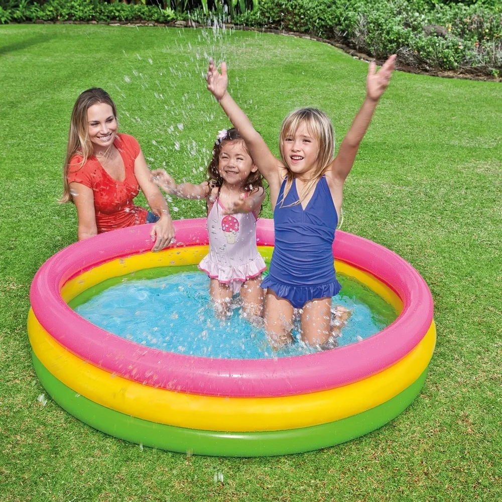 

Summer Baby Inflatable Swimming Pool Kids Toy Paddling Play Children Round Basin Bathtub Portable Kids Outdoors Sport Play Toys