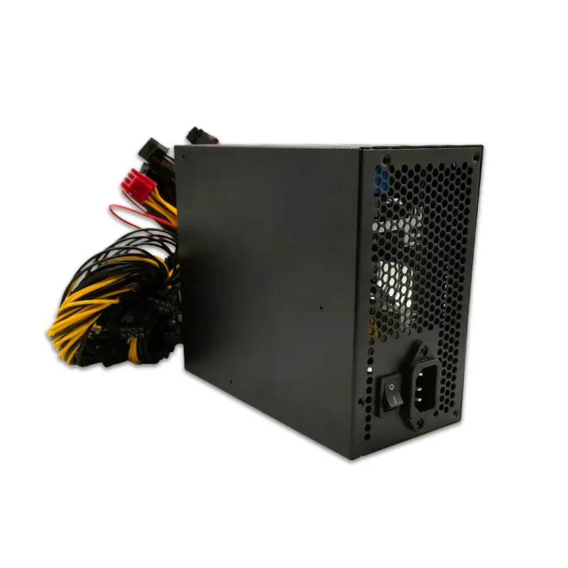 Блок питания T.F.SKYWINDINTL 2000 Вт блок для майнинга биткоинов ATX высокоэффективный ПК 95%