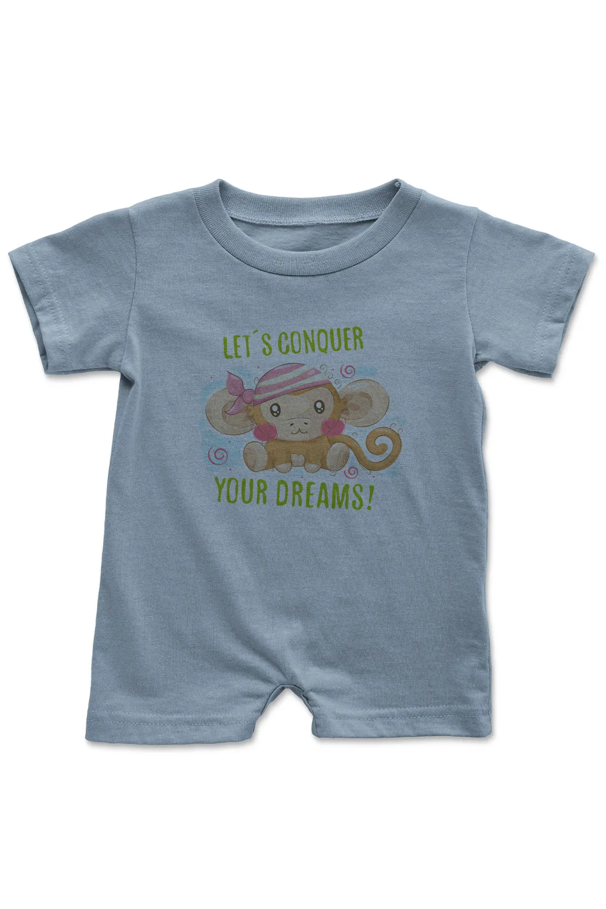 Angemiel/Детский комбинезон с изображением пиратской обезьяны для мальчиков Голубой