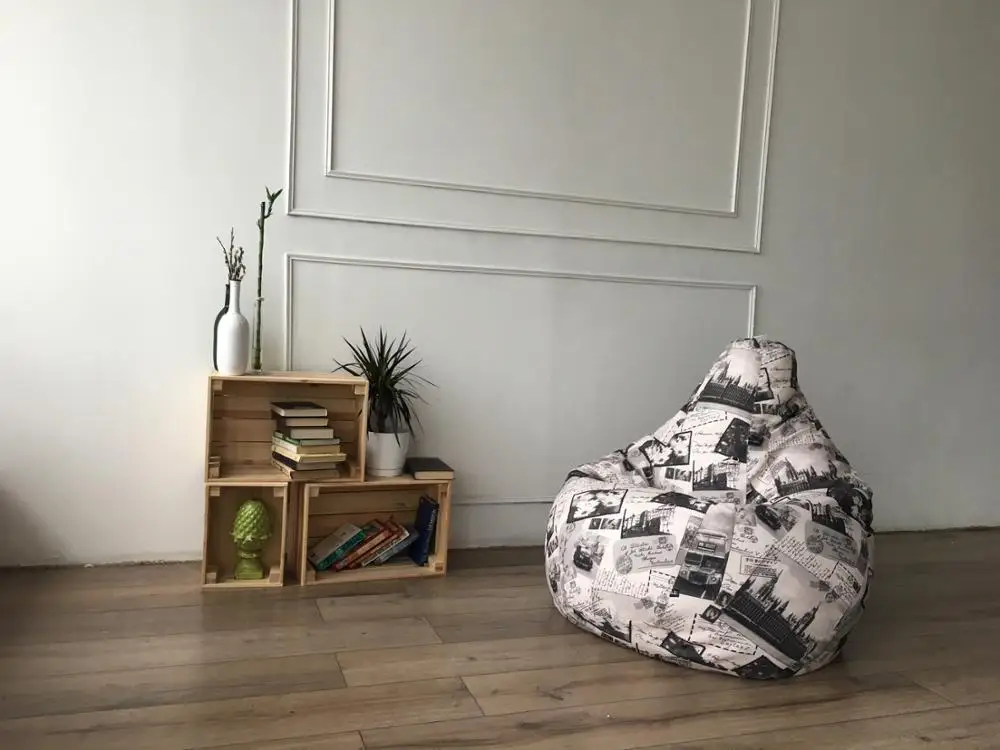 &quotArmchair bag soft armchair pouf DreamBag Chair XL 125x85 for children with handle adults cover lock lazy sofa&quot | Мебель