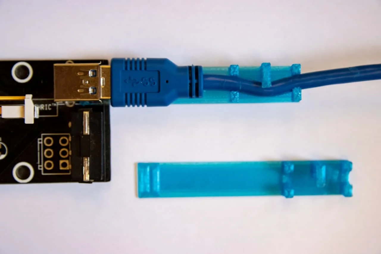 Райзер фиксатор крепление локер Riser PCI E x1 x16 для видеокарт USB разъем|Карты видео- и