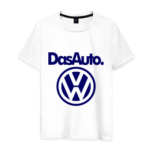 Мужская футболка хлопок Volkswagen Das Auto | одежда