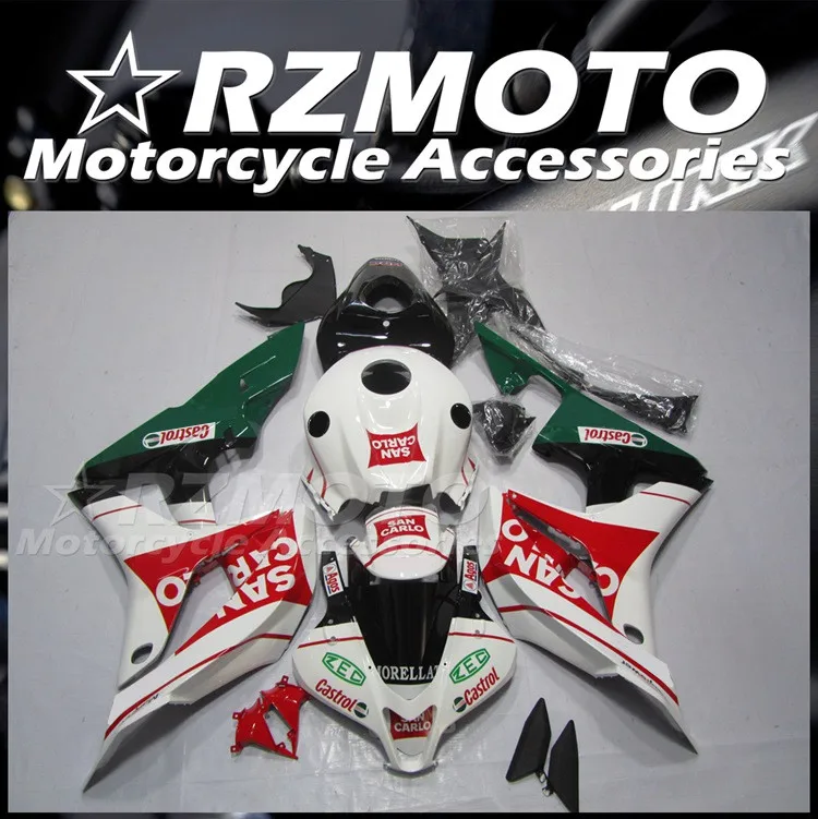 

Injection Mold New ABS Whole Fairings Kit Fit for HONDA CBR600RR F5 2007 2008 07 08 Bodywork Set Red Green