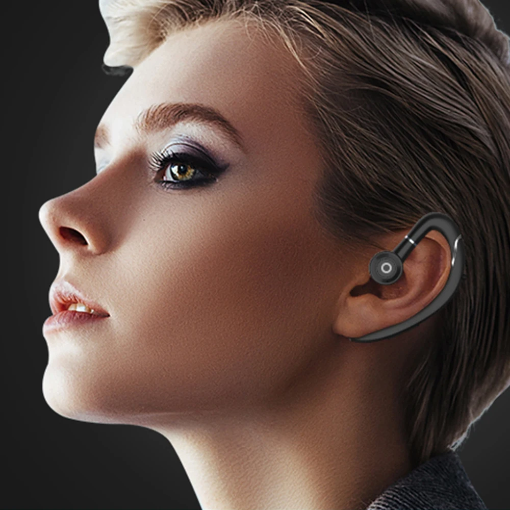 Беспроводные наушники с Bluetooth 5,0, длительная работа от аккумулятора, свободные руки, игровая гарнитура, деловые наушники, спортивные наушники для вождения с микрофоном