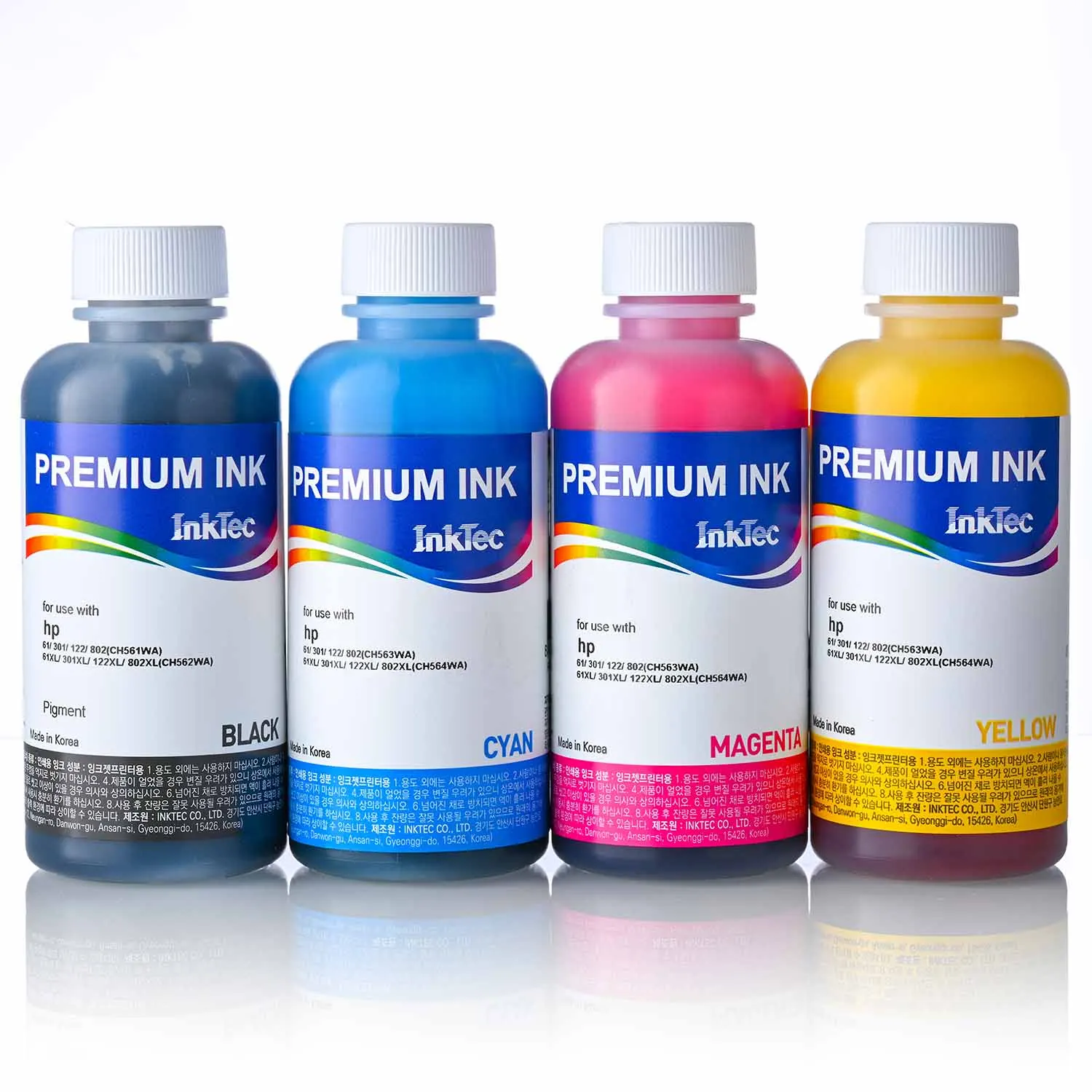 Чернила для принтера HP DeskJet 2130 2132 2134 заправка картриджей 123 /XL Premium Ink 4 х 100 мл