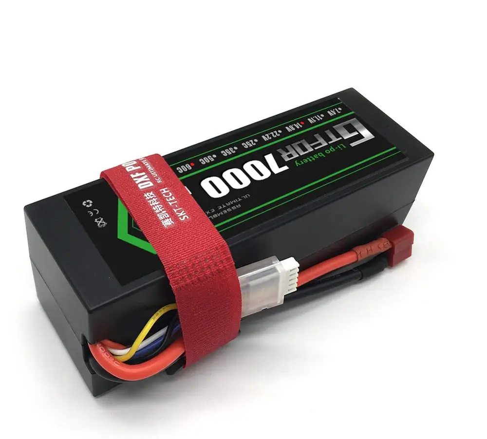 DXF Батарея lipo 4S 2s 7,4 v 14,8 V 5200 мА/ч, 7000 mah литий-полимерный Батарея для RC Батарея LiPo 45c 60C для RC Buggy Crawler Monster Truck