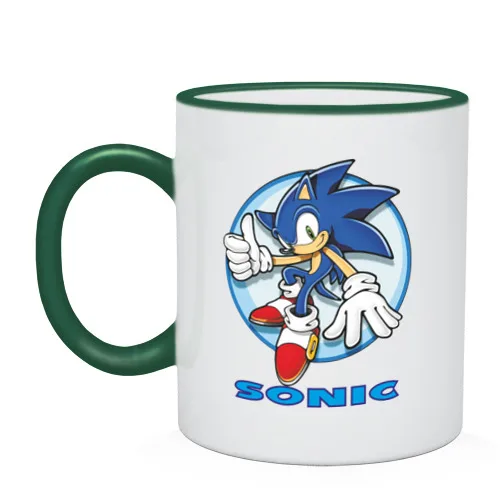 Кружка двухцветная Sonic|Кружки| |