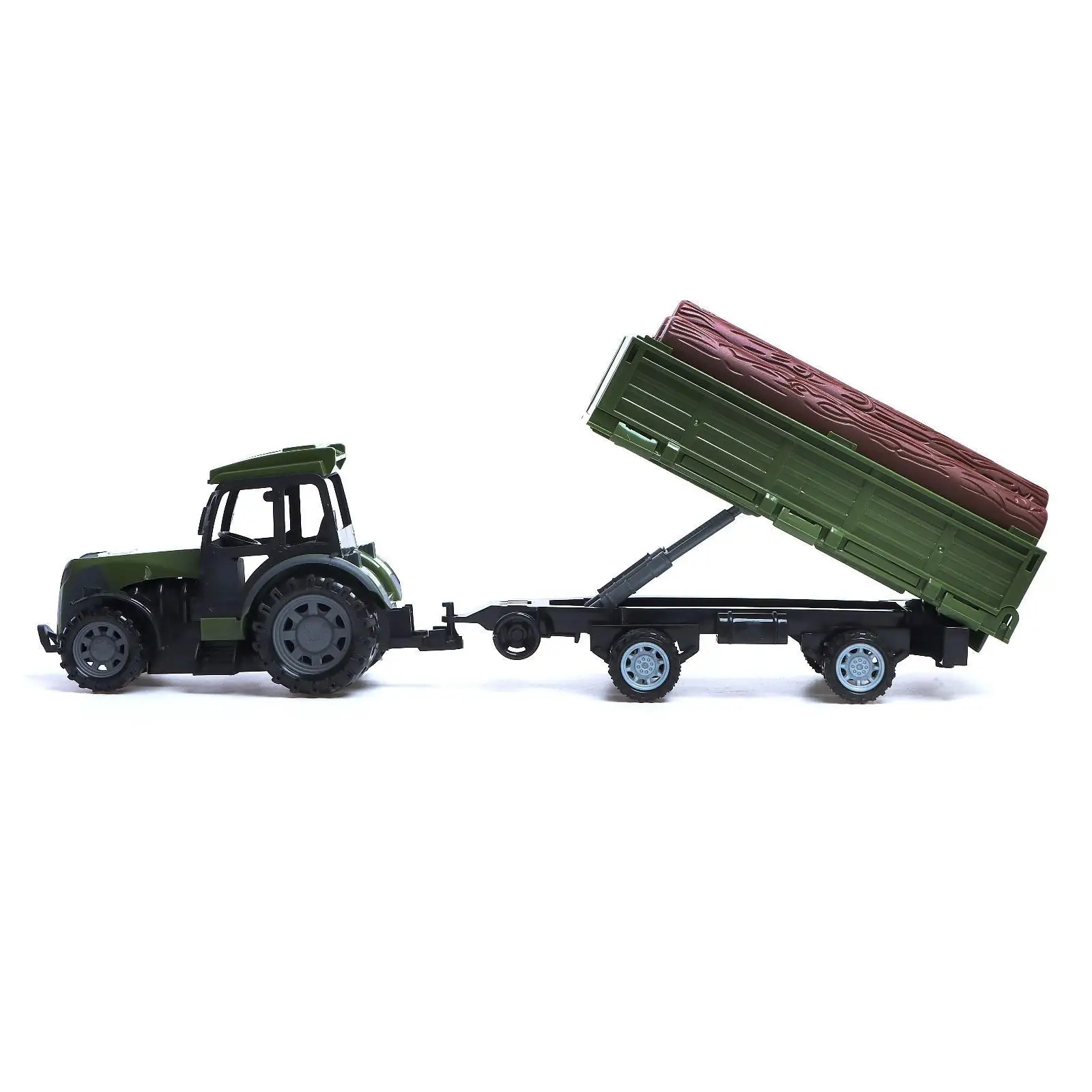 Трактор радиоуправляемый &quotФермер&quot с прицепом работает от батареек - купить по