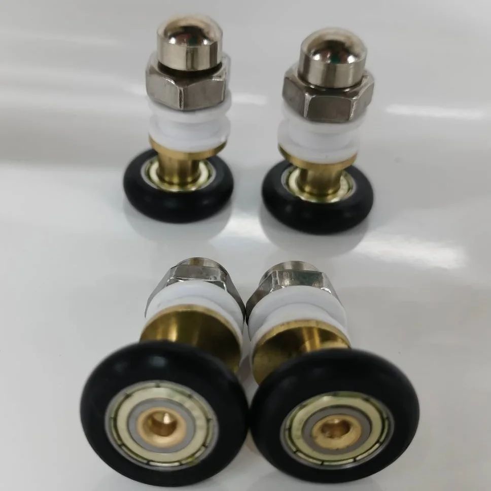22 25 мм Ролики для дверей душевых кабин. Латунные ролики кабин с эксцентриком под
