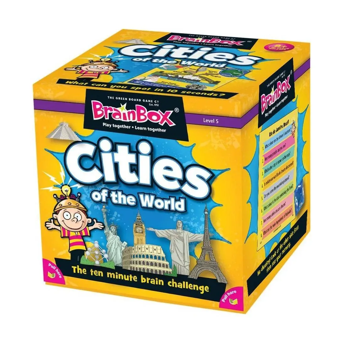Настольная игра Сундучок Знаний (BrainBox) Cities of the World на английском языке 90044 |