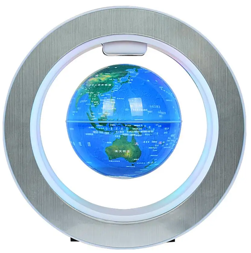 

Automatic rotation 3D Magnetic Levitation Colorful Globe Lamp Night Light Rotating LED Globe Floating Decoration Teaching Ideas