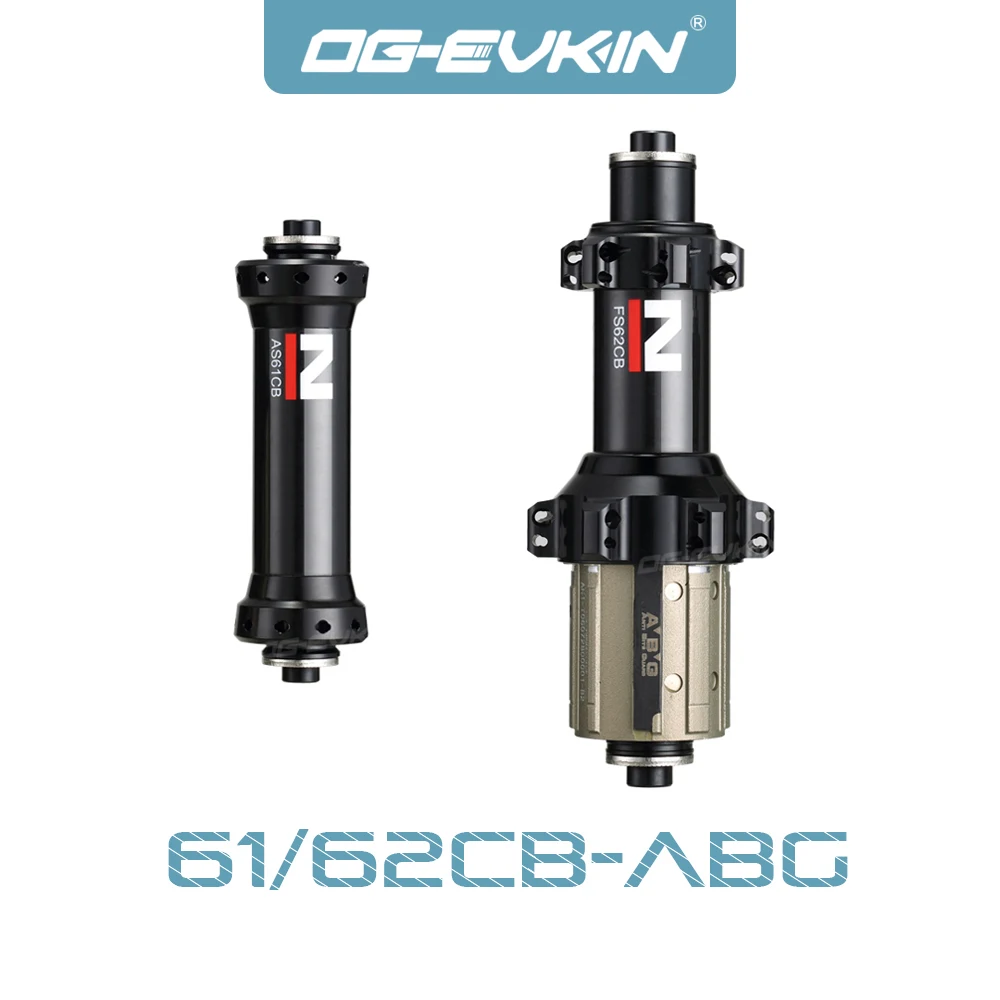 

OG-EVKIN Novatec AS61CB/FS62CB Carbon ABG Hubs Road Bike Hubs Straight Pull Hub Front/Rear 20/24H For Road Bicycle Hubs 10s/11s