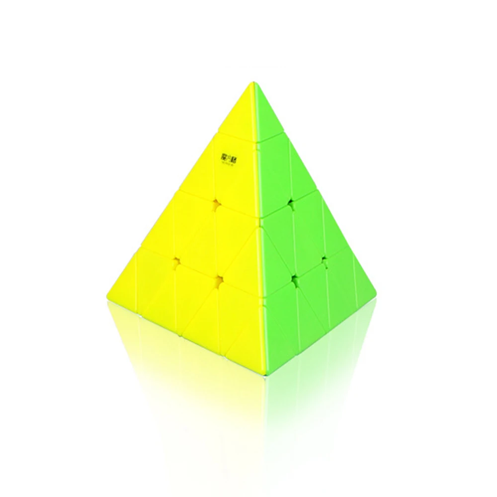IQ-Cubes QiYi MoFangGe Пирамида 4x4 куб высокоскоростной головоломка Волшебные