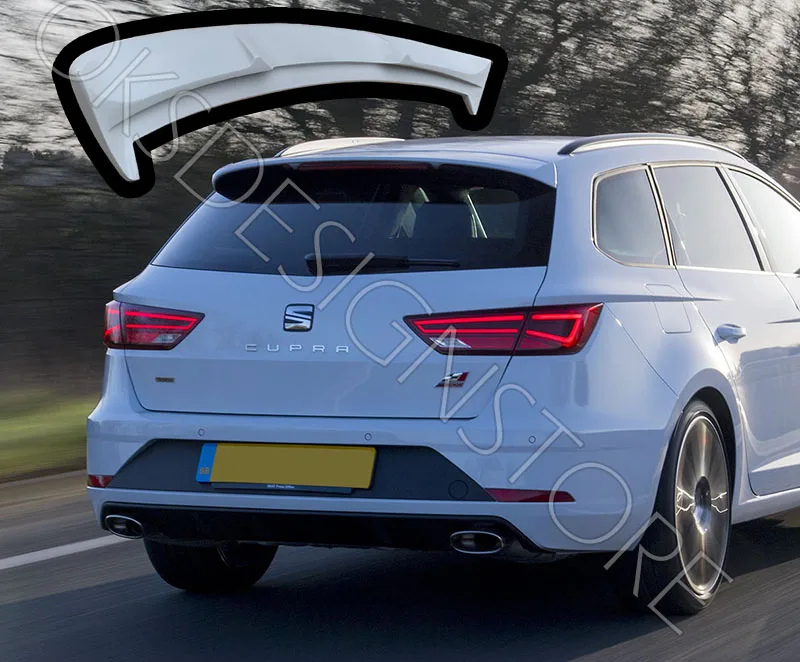 

Для Seat LEON ST Sport tourer SW MK3 - MK3.5 универсал Cupra и Fr спойлер-ФАП задний спойлер багажника, диффузор