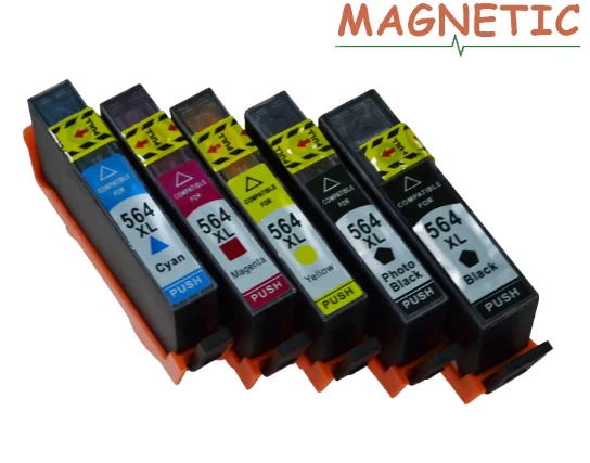 Магнитный HP564XL совместимые чернильные картриджи ForHP 564 5510 5511 5512 5515 5520 5525 6510 6515 6520 7510