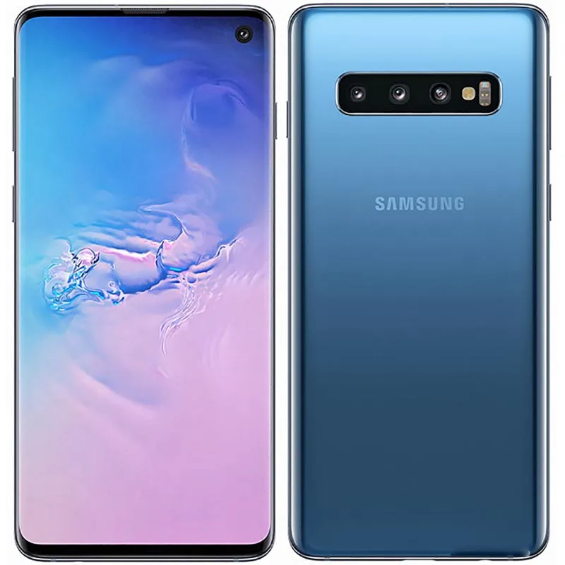 Разблокированный сотовый телефон Samsung Galaxy S10 G973U/F, экран 6,1 дюйма, 8 ГБ ОЗУ, 128 Гб ПЗУ, камера 16 МП, гибридный, две SIM-карты, смартфон на базе Android