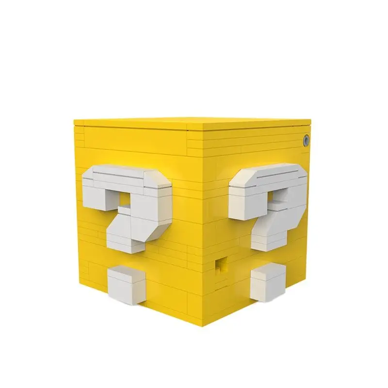 

MOC Idea Assemble Puzzle Case Question Mark Intelligence Decryption Box Building Blocks Set Toys for Children Kid Birthday Gift