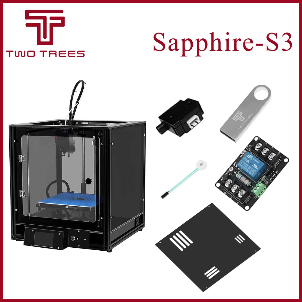 Sapphire S3-blue Подходит для начинающих Sapphire S алюминиевый профиль рамка 3d принтер печать DIY Набор площадь CoreXY система большая площадь 200*200 мм Core XY - Цвет: Sapphire S3-blue