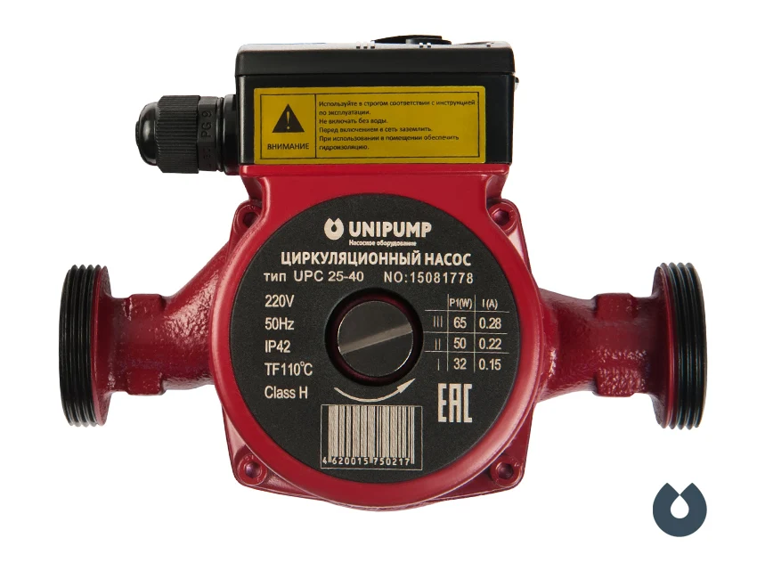 Unipump UPC 25-40 130 Насос циркуляционный отопления | Обустройство дома