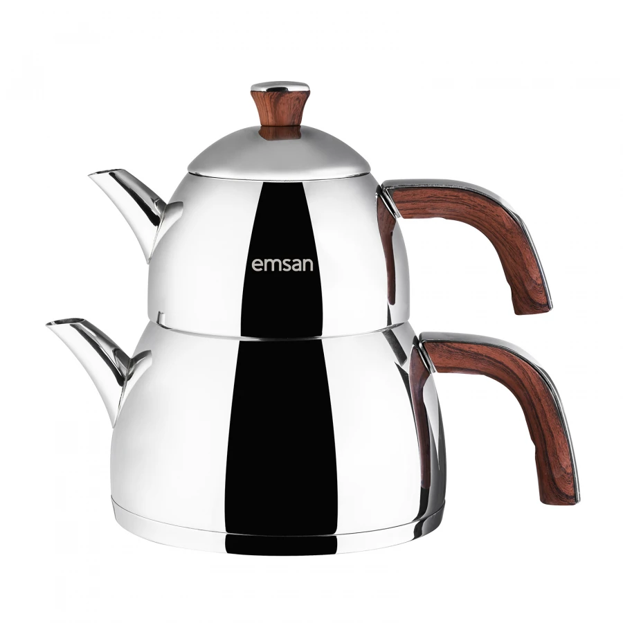 

Emsan Yudum Wood Teapot Set Tea infuser