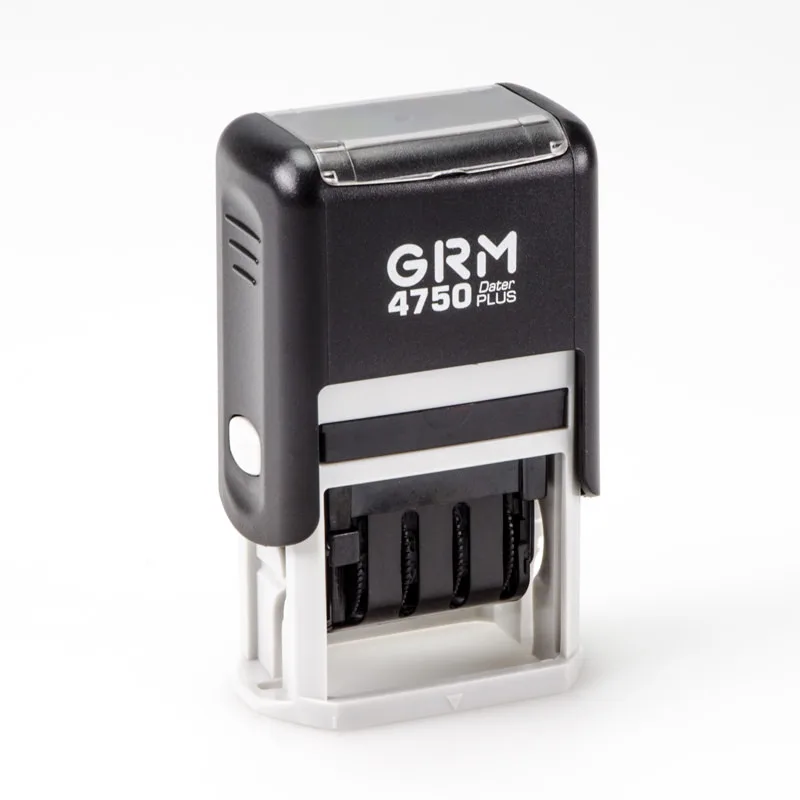 GRM 4750 L Plus. Датер с полем для текста 41x24 мм latin | Канцтовары офиса и дома