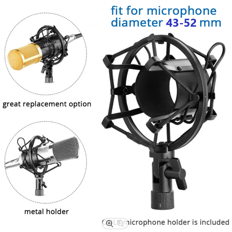 Паук для микрофона металл держатель микрофонный металлический антивибрационное