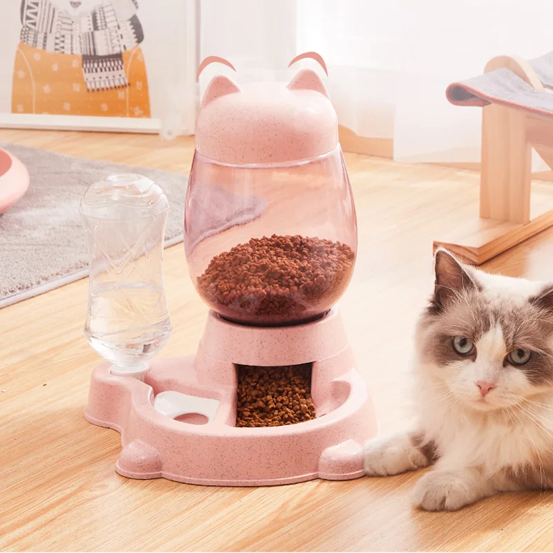 Автоматическая кормушка для собак и кошек емкость воды миски домашнего питомца