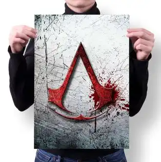 Плакат Ассасин Крид, Assassin&#039;s Creed №5, А4