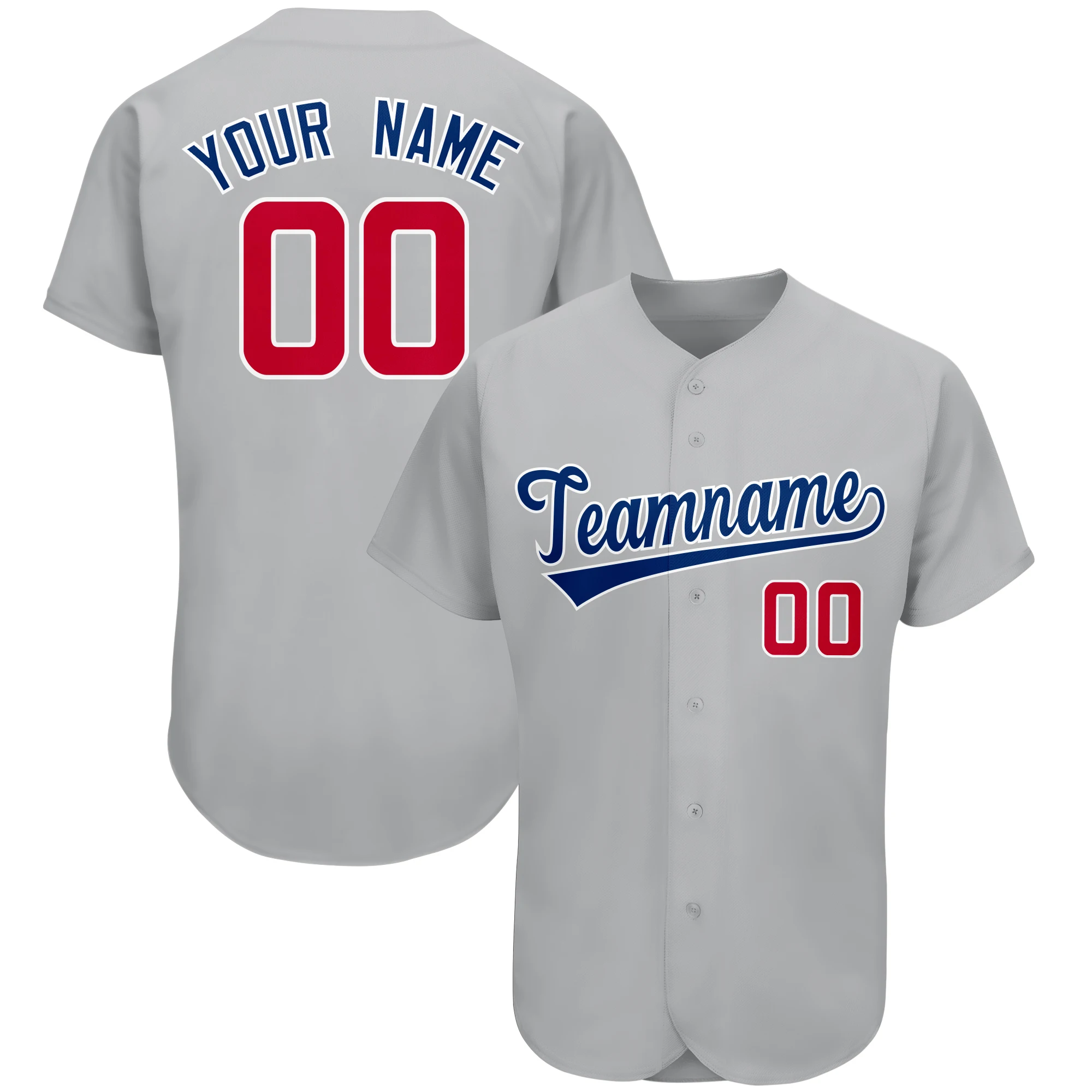 Custom Baseball Jersey Full Sublimated Team Name/Numbers Button-down Breathable Soft Tee Shirts for Men/Kids Fans Gift Game