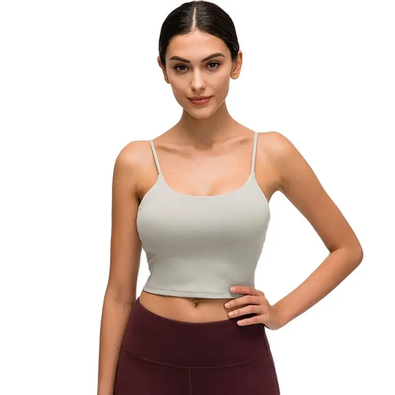 Круглая Спортивная майка/топ с бюстгальтером для женщин Весенняя пикантная