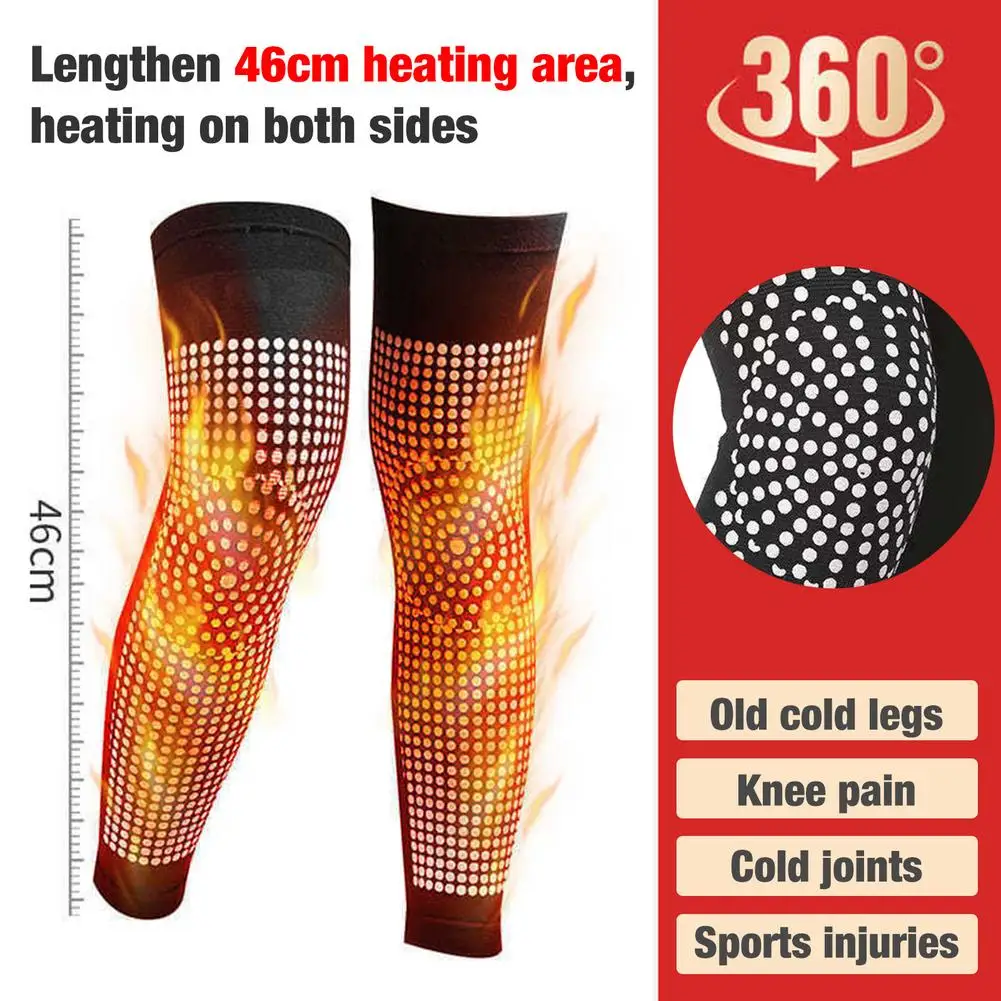 Пара Поддержка колено отопление самостоятельно бандаж для теплый артрита боли в
