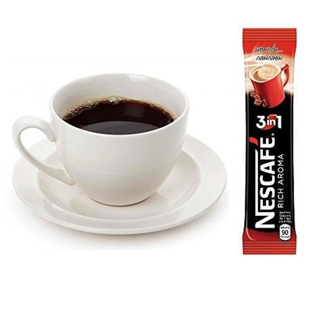 

Nescafe 3in1 nstant Coffee Packets Coffee Sugar Creamer Mx 17.5 gram Each Package of 10 Made In Turkey