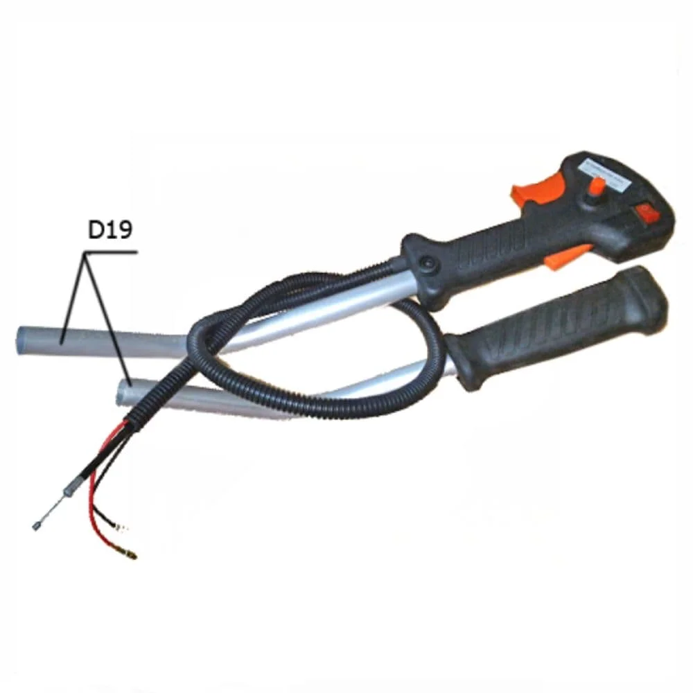 Ручка газа в сборе комплекте со второй ручкой и трубками для бензокосы