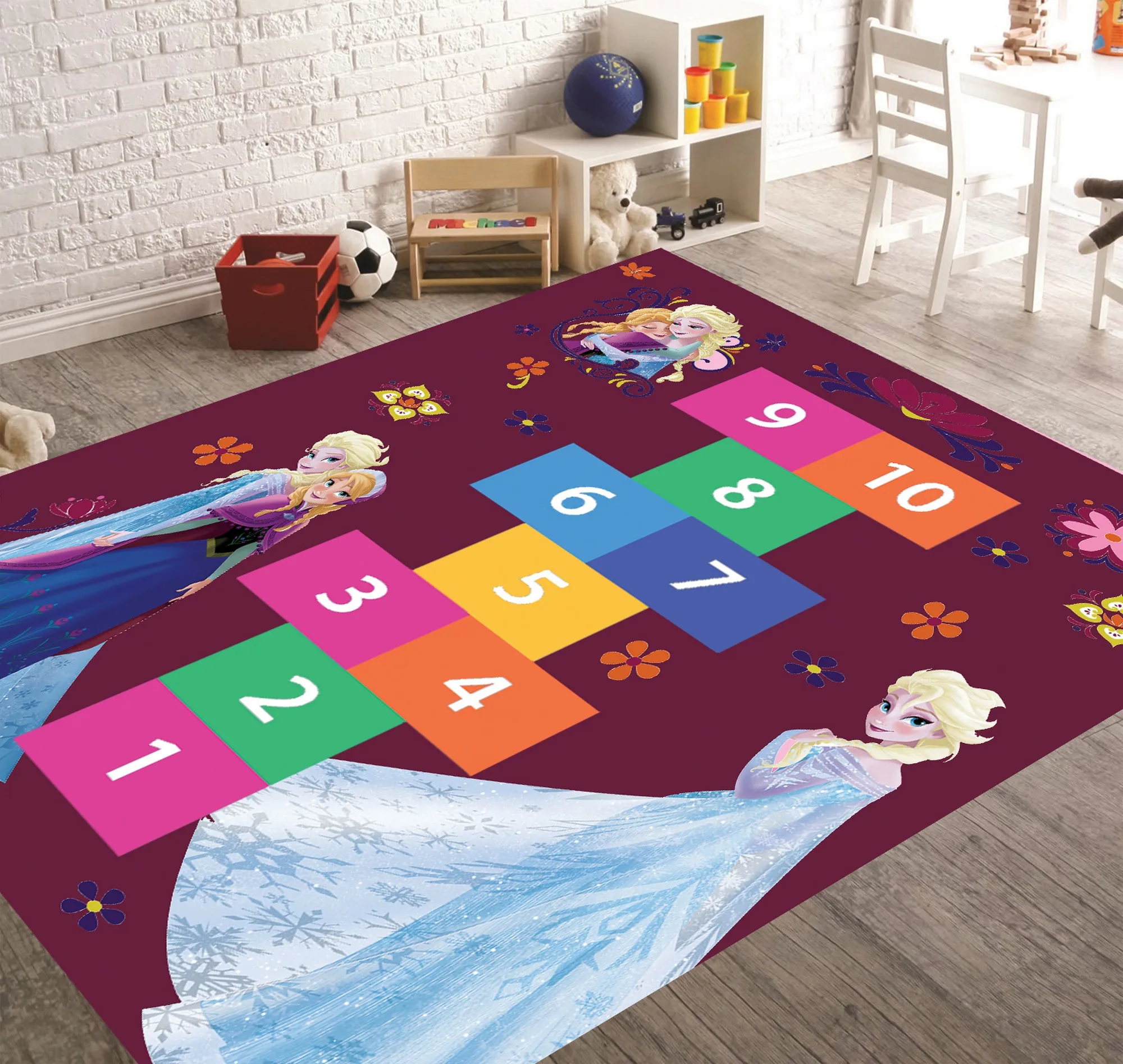 

Elsa Hopcotch Girls Room Decor Rug Girls Room Rug Girls Room Decration Fashion Rug Carpet Birthday Gift Elsa Accessories