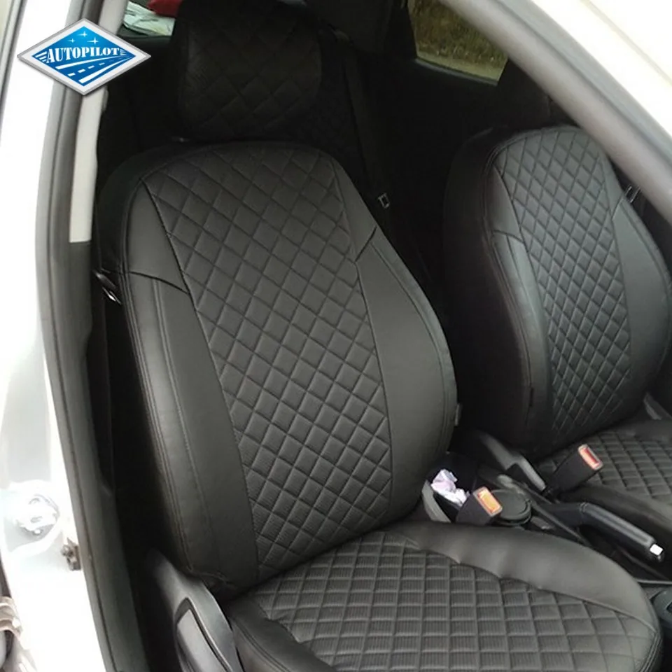 Для Kia Rio 2017 &gt Комплект модельных авточехлов из экокожи Аригон РОМБ