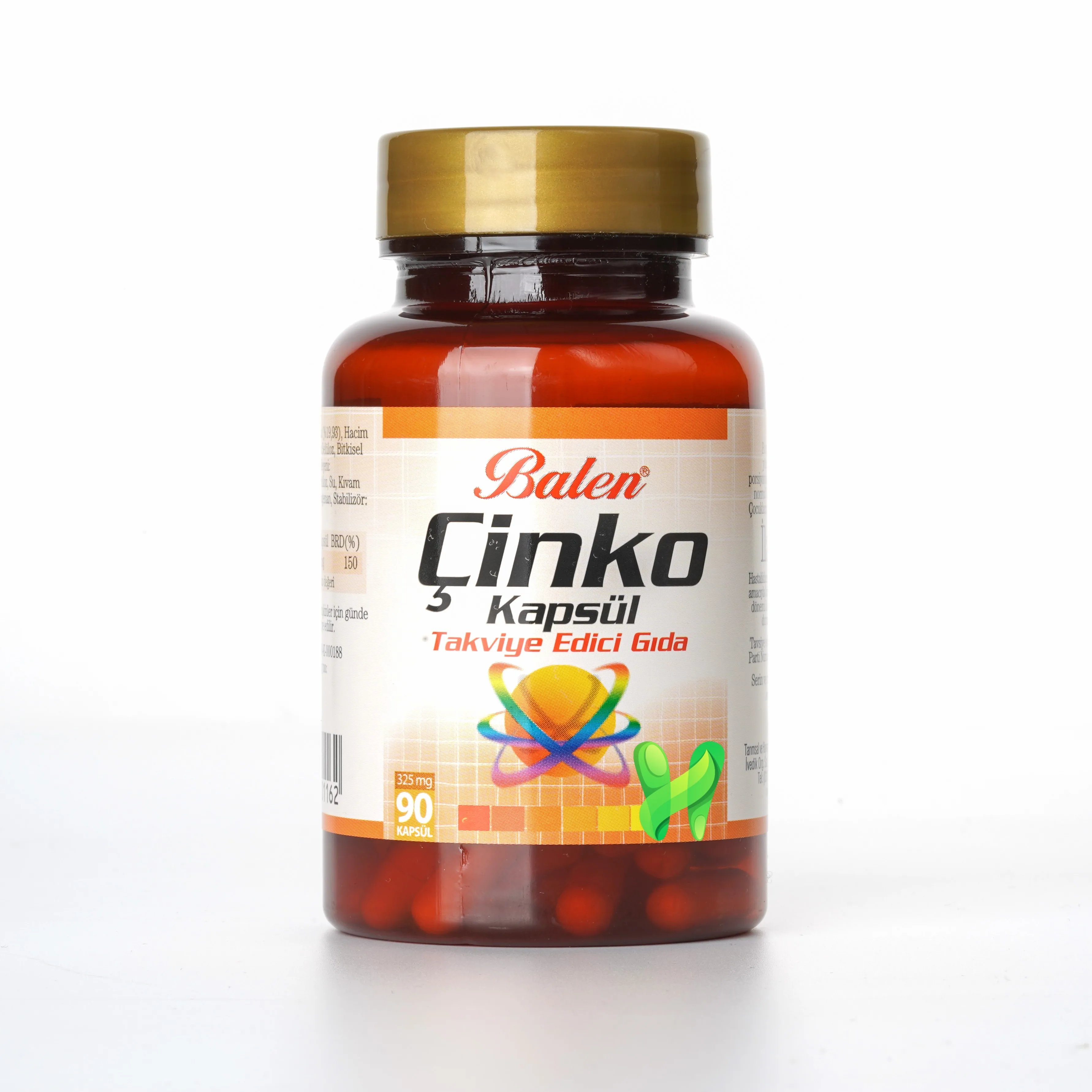 

Zinc Capsules, 90 Capsules, 325 mg