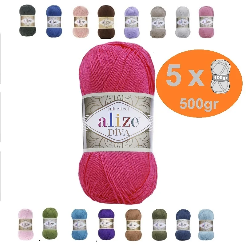 Вязаные крючком Мягкие Летние тонкие кружевные бикини из микрофибры 5x100gr 350mt % 100