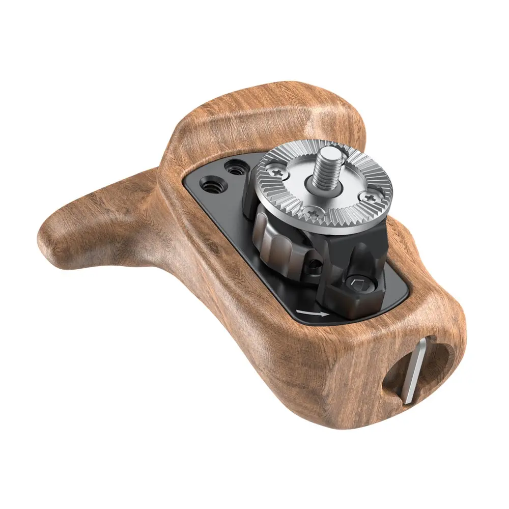 Левая БОКОВАЯ деревянная рукоятка SmallRig с креплением Arri Rosette для универсальной DSLR