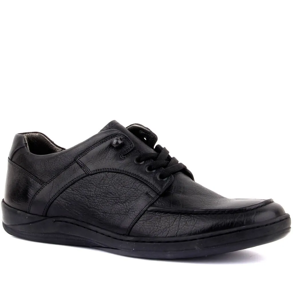 Мужская повседневная обувь Sail-Lakers из натуральной кожи черного цвета | Обувь