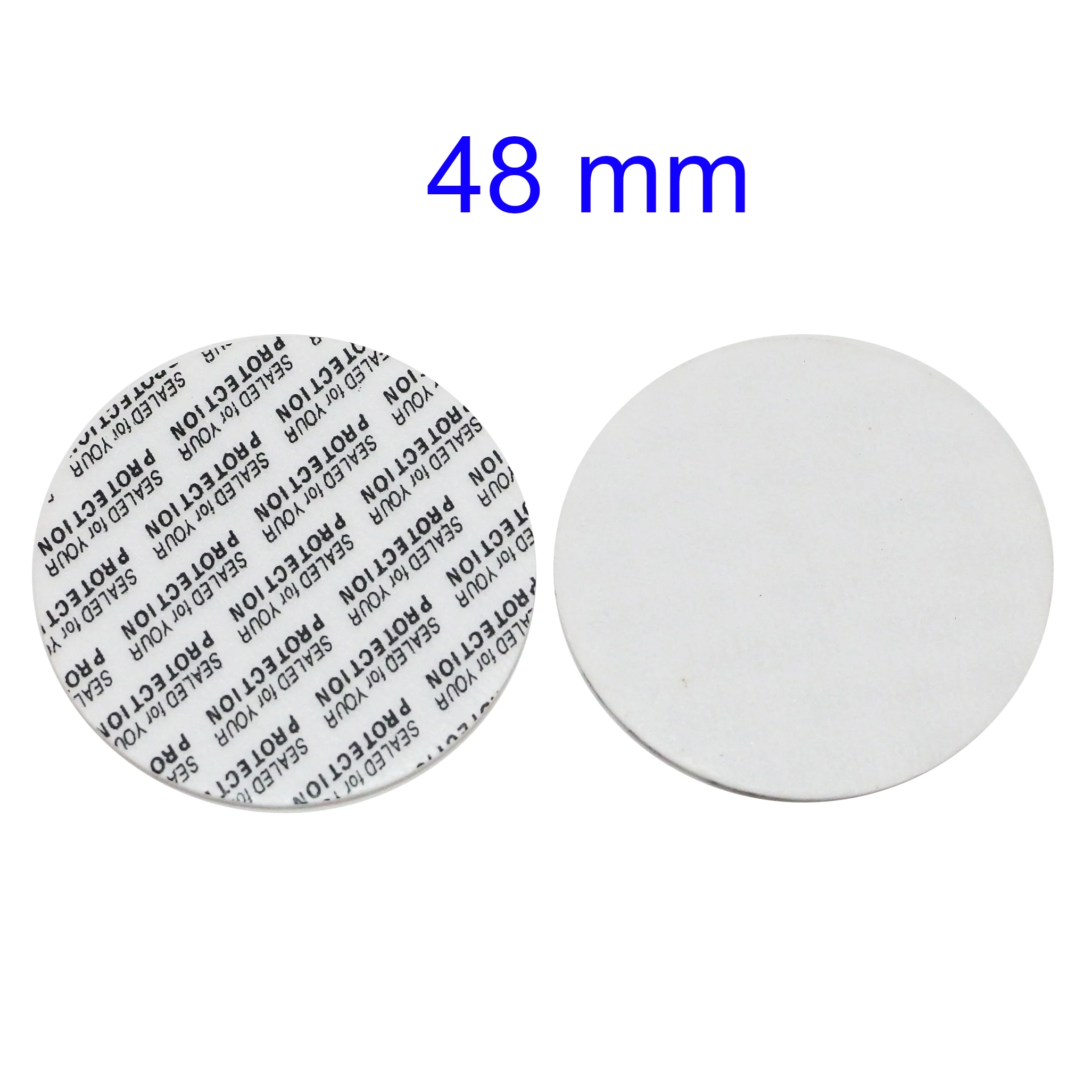 Вкладыши самоклеящиеся диаметр 48 мм 100 шт.|self-adhesive| |
