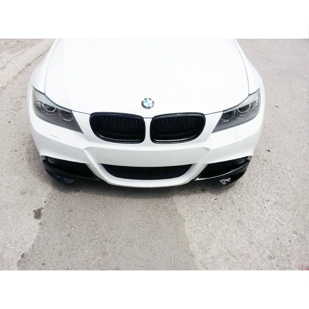 Сплиттер для переднего бампера BMW E90 M Tec 3 Series 2004 2005 2006 2007 2008 2009 2010 2011 2012 глянцевый