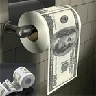 Новинка 2020, рулон туалетной бумаги $100 долларов, новинка, подарок, сброс Трампа, креативная долларовая туалетная бумага, рулон туалетной бумаги
