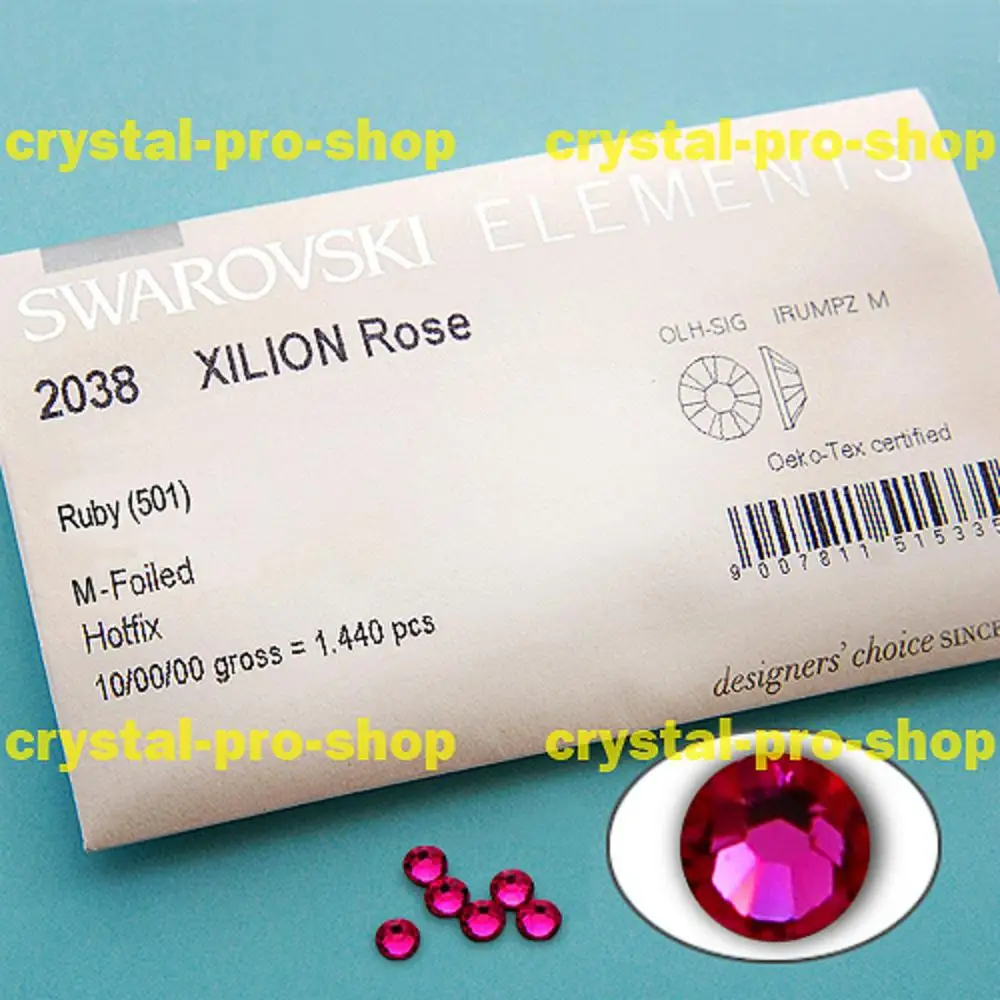 Ruby (501) Кристалл от Swarovski элементов (без горячей фиксации/исправленное железо на)