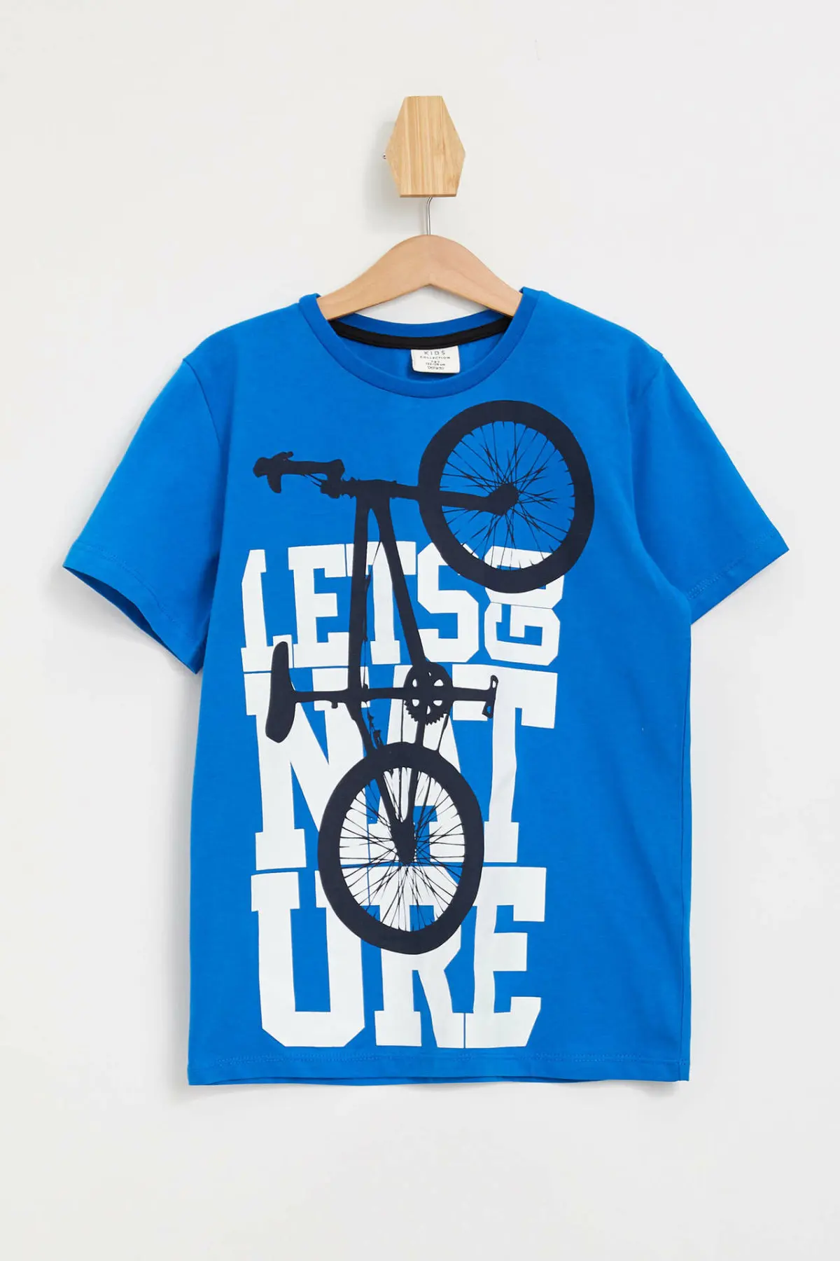 DeFacto/Повседневная футболка с круглым вырезом и короткими рукавами для мальчиков