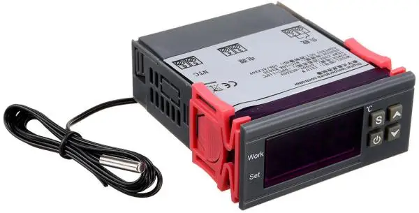 Контроллер температуры ELITECH MH1210W терморегулятор (220В 10A -20C~70C) (Серый) | Инструменты
